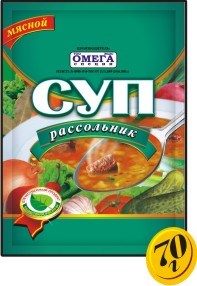 Суп Омега Рассольник 70гр  - фото 12735