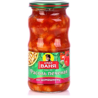Дядя Ваня Фасоль печеная по домашнему 480гр - фото 13908