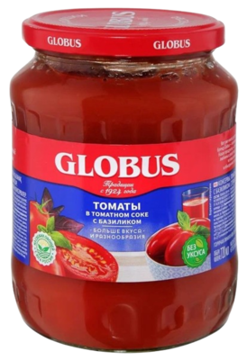 Globus Томаты в собственном соку 720мл - фото 17914