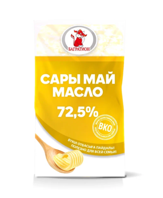 Масло Крестьянское Багратион сливочное флоу-пак 180гр - фото 17944
