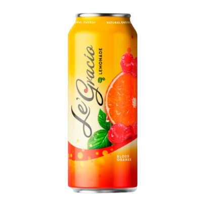 Gracio Lemonade Biood Orange can 0.45l - фото 18392