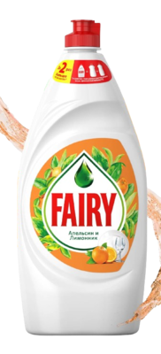 Средство для мытья посуды FAIRY Апельсин и лимонник 900 мл - фото 18612