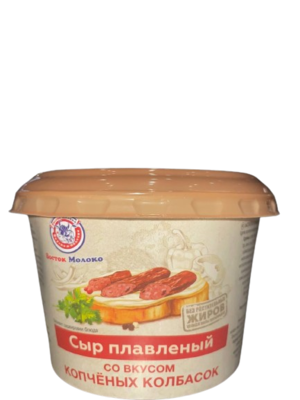Сыр плавленный со вкусом копченых колбасок 180гр - фото 21094
