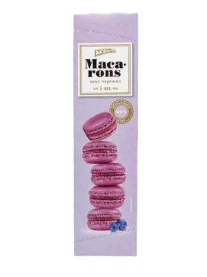 BB Akuchev Macarons со вкусом черники 60 гр - фото 22606