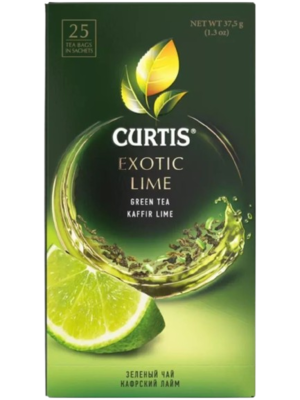 Чай Curtis Exotic Lime 20 пирамид - фото 24326