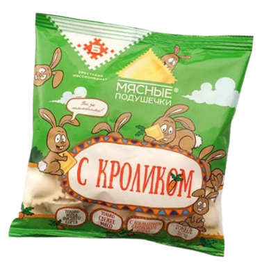 Мясные подушечки Брест с кроликом 430гр - фото 24651