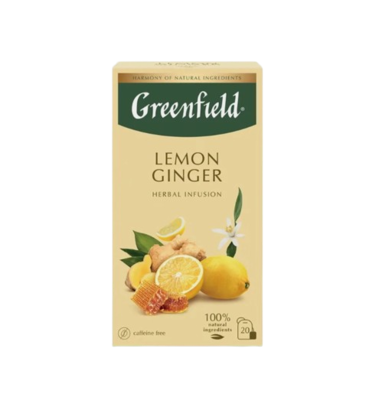 Гринфилд 30гр Lemon Ginger - фото 25216