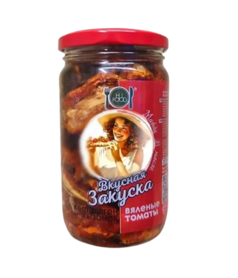 Вкусная закуска HiFood Вяленые томаты 0,360гр - фото 25341