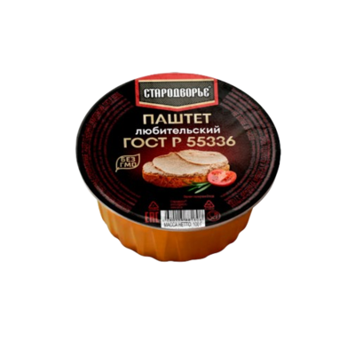 Паштет печёночный Стародворье Любительский 100гр - фото 25629