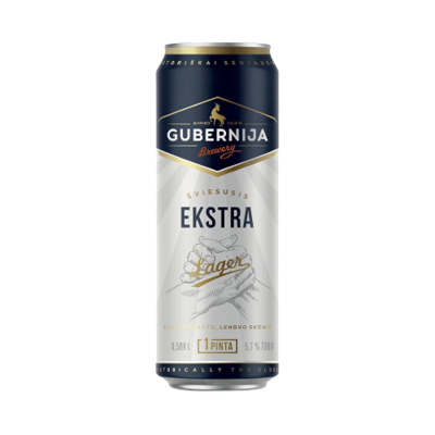 Пиво GUBERNIJA Ekstra Lager 5,2% 0,568л ж/б - фото 26324