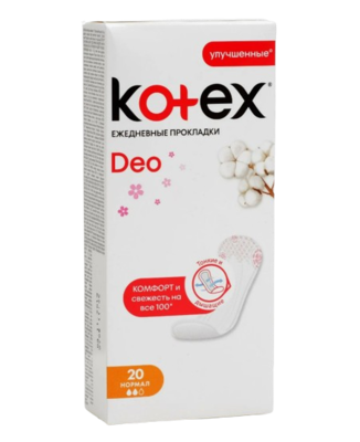 Ежедневки Kotex Экстра Normal Deo  20 шт  - фото 26371