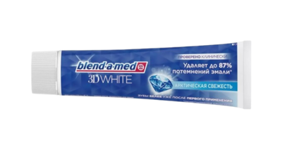 Зубная паста Blend-a-med 3D White Арктическая свежесть 100мл - фото 26378