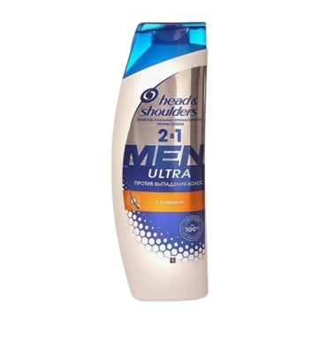 Шампунь Head & Shoulders Men Ultra против выпадения волос с кофеином 400мл - фото 26388