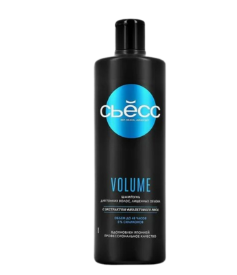 Шампунь Syoss VOLUME тонкие без обьема 450 мл - фото 26415