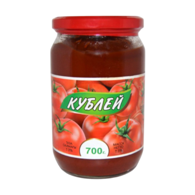 Кублей Томатная паста 700гр - фото 27576