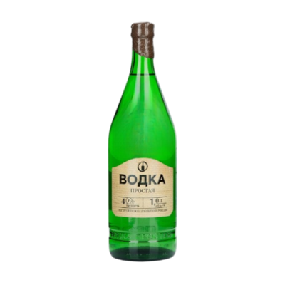 Водка Простая 1л 40% - фото 27620