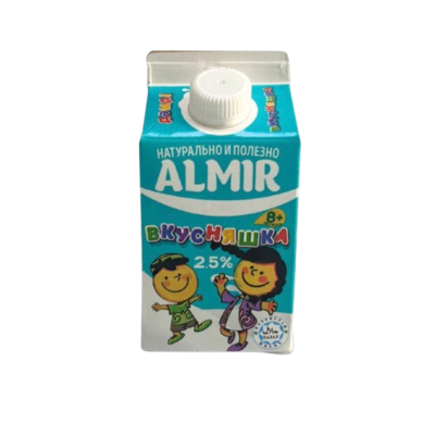 Сладкий Кисломолочный топленый продукт Almir  "Вкусняшка" 2,5% пюрпак 450 гр - фото 27706