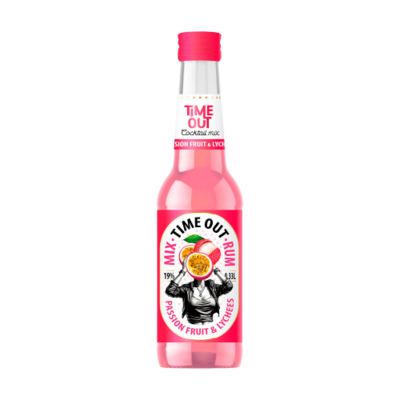 Аперитив TIME OUT RUM/ PASSION FRUIT / LYCHEE  0.33л - фото 27755