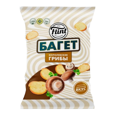 Багет Flint королевские грибы  100 гр. - фото 27856