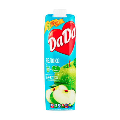 Сок Da Da Зеленое Яблоко 1л - фото 27990