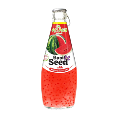 Нектар Aziano Арбуз с семенами базилика 0,29л - фото 27991
