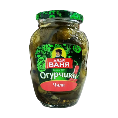 Огурчики Дядя Ваня Чили 350мл - фото 28301