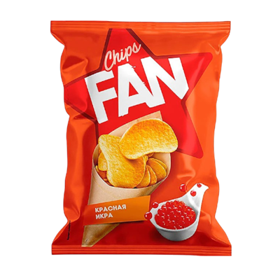 Чипсы "FAN" Красная икра 120гр - фото 28532