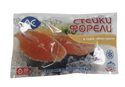 Стейки Форели АС в соусе Хмели-Сунели 350гр - фото 29002