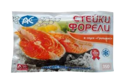 Стейки Форели АС в соусе Грильмикс 350гр - фото 29009