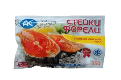 Стейки Форели АС в лимонно-перечном соусе 350гр - фото 29040