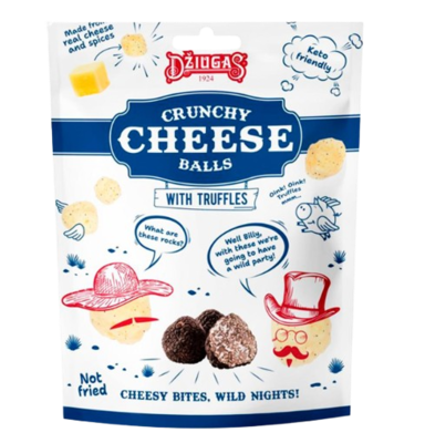 Сыр сухой Джюгас Сырные шарики с трюфелем 40гр - фото 29144