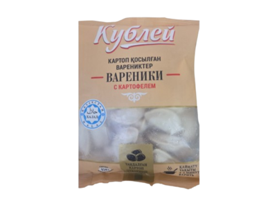 Вареники Кублей с картофелем 450 гр - фото 29336