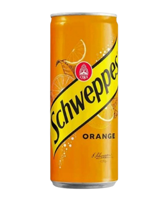 Напиток Schweppes Orange ж/б 0,33л - фото 29380