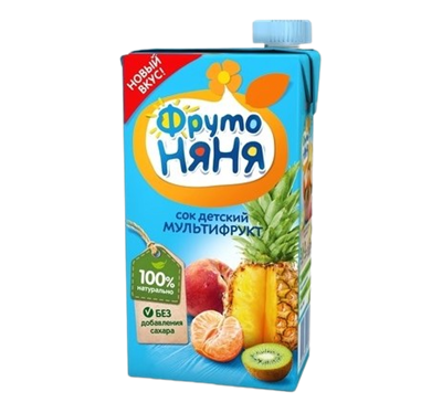 Сок ФрутоНяня Мультифрукт 0,5л  - фото 29533