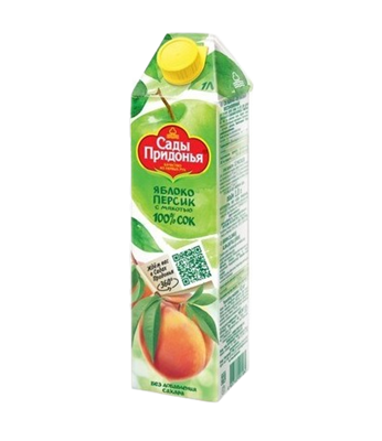 Сок Сады Придонья Яблоко-Персик 1л - фото 29541