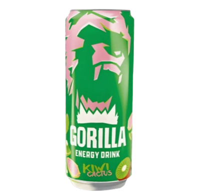 Энергетический напиток Gorilla Киви-Кактус банке 0,45 л - фото 29833