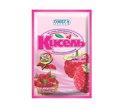 Кисель Омега Малина 90гр - фото 29944