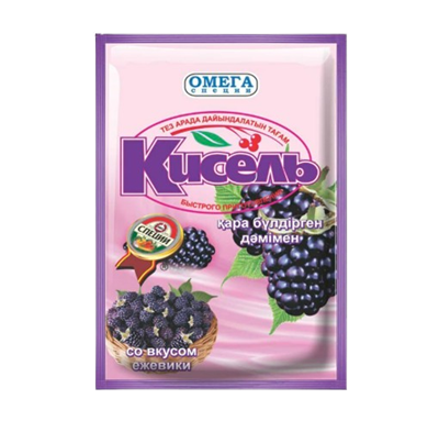 Кисель Омега Ежевика 90гр - фото 29946