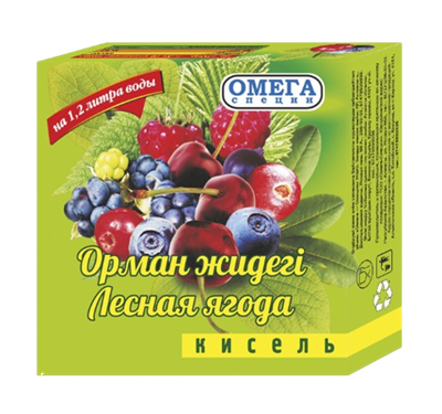 Кисель Омега Лесная ягода 170гр - фото 29947