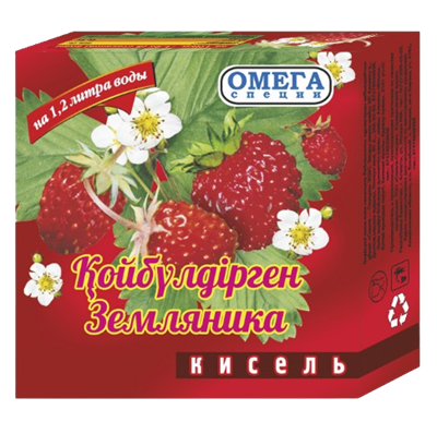 Кисель Омега Земляника 170гр - фото 29948