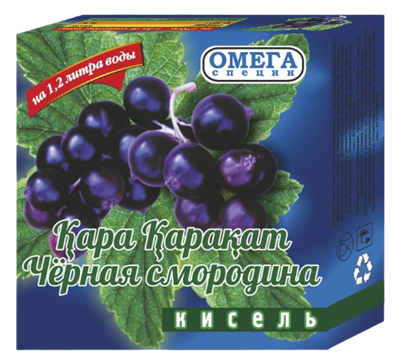 Кисель Омега Черная смородина 170гр - фото 29949