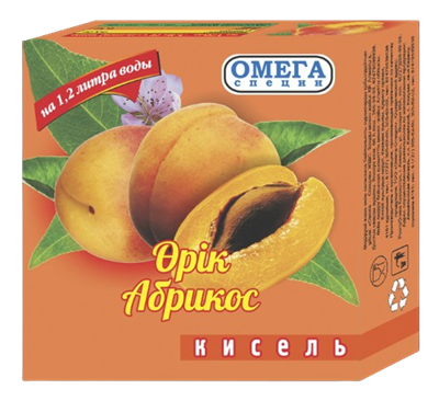 Кисель Омега Абрикос 170гр - фото 29950