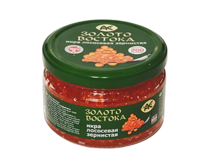 Икра лососевая зернистая Золото востока с/б 240гр - фото 30101