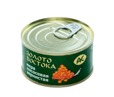 Икра лососевая зернистая Золото Востока ж/б 95гр - фото 30102