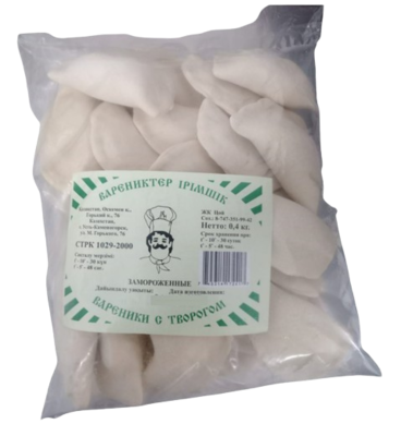 Вареники Кузнецов с творогом 400гр - фото 30109