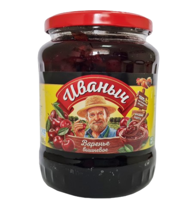 Варенье Иваныч вишневое 420 гр - фото 30302