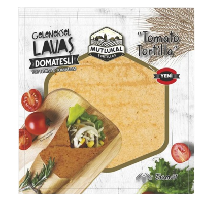 Тортилья пшеничная Mutlukal с томатом 250 гр - фото 30314