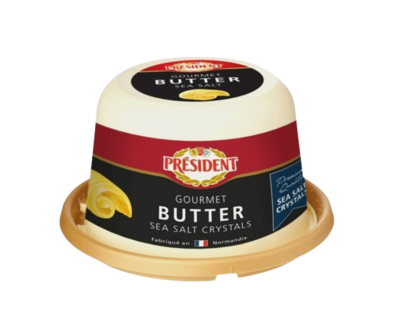 Масло President Ля Мот с морской солью 80% 250гр - фото 30343
