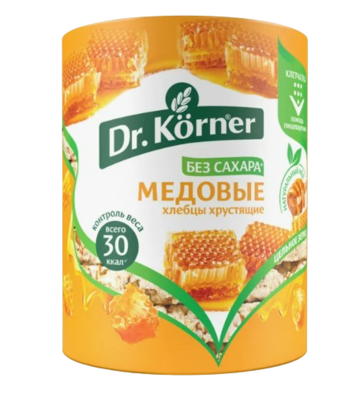 Хлебцы Dr.Korner медовые 100гр - фото 30385