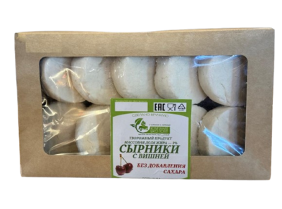 Сырники EKO TORT с вишней без сахара 500гр - фото 30463